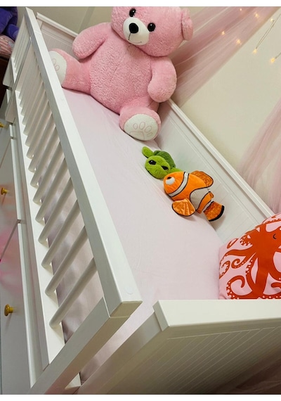 150x50 + 48x50 Beyaz Hemnes Divan Bariyer, Trabzan, Korkuluk Beyaz - 814398930
