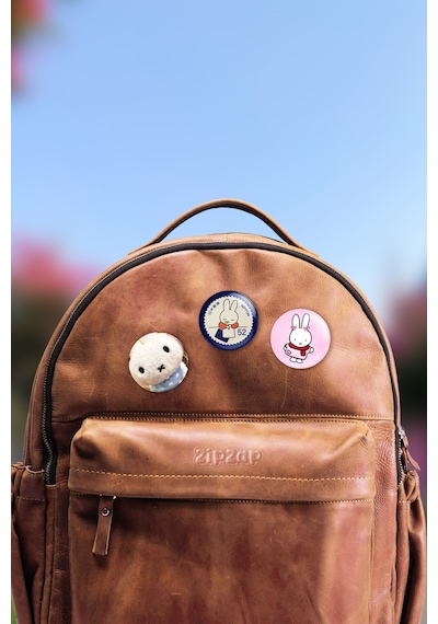 Y2k Japon Miffy Cute Rozet Çanta Süsü Rozet İğneli Buton Rozet Seti 3 Adet Üçlü