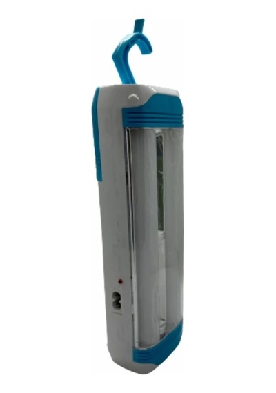 V-004 16 Ledli+smd Solar Güneş Panelli Ultra Güçlü Ledli Şarjlı Işıldak Açık Lacivert