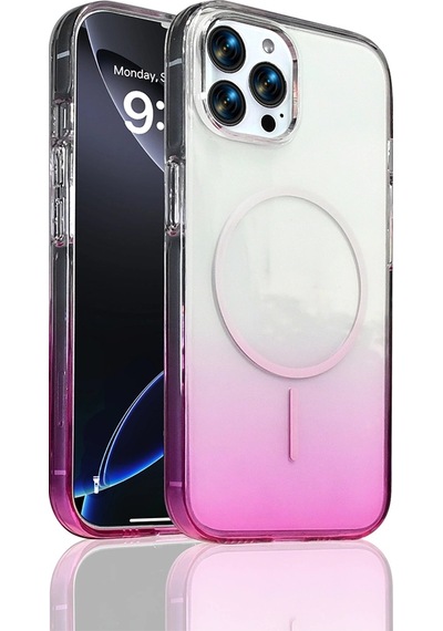 Apple Uyumlu iPhone 15 Pro Max Kılıf M-safe Şarj Özellikli Zore Septik Silikon Kapak Çok Renkli