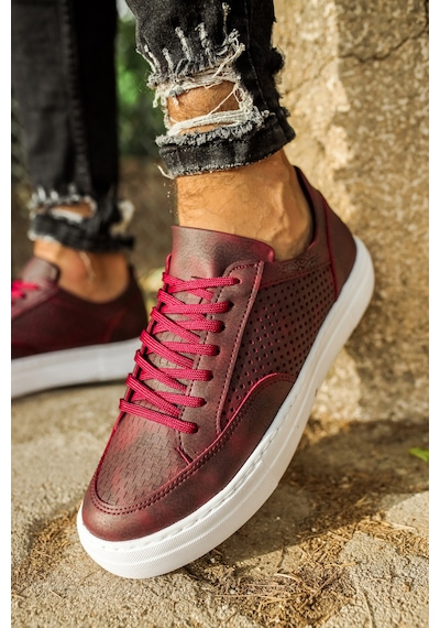 Mn015 - Cbt First Edition Erkek Ayakkabı Bordo Bordo