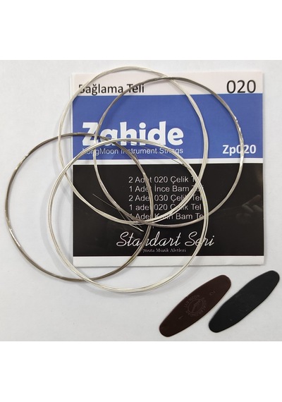 Zahide Zp20 Uzun Saz Teli Takım 0.20 Uzun Sap Bağlama Teli 2 Ad