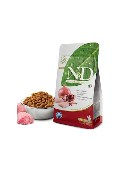 N&D Tahılsız Tavuklu ve Narlı Yavru Kedi Maması 1500 G