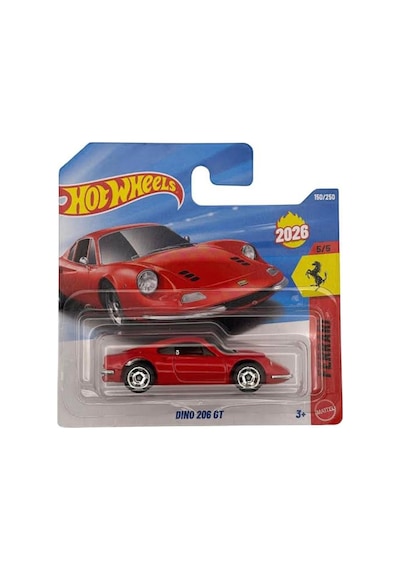 Hot Wheels Dino 206 Gt Oyuncak Araba Çok Renkli