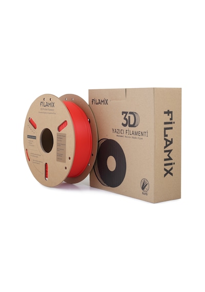 Filamix Kırmızı Pla Mat Filament 1.75mm 1 Kg