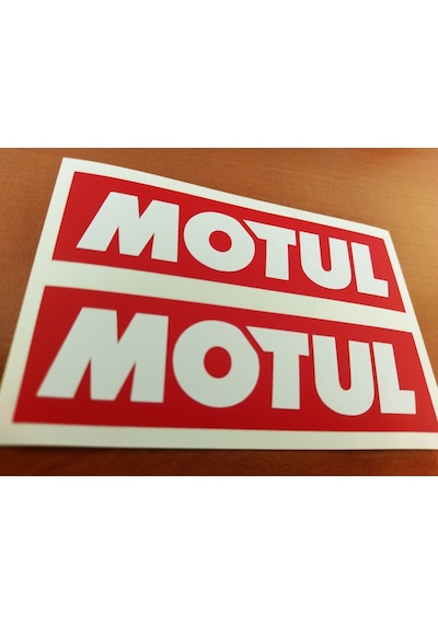 Motul Yağ Sticker Seti 2 Adet + 1  Yüksek Kalite.