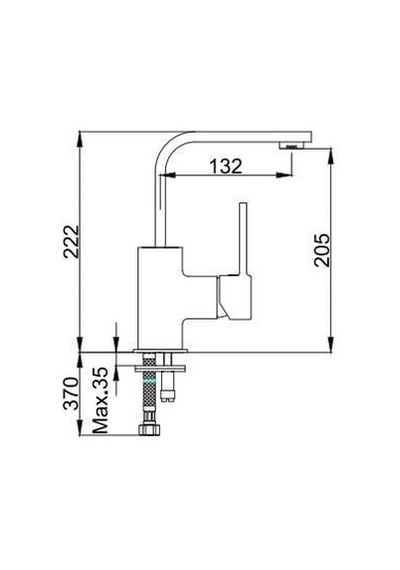 Ar Moni Kuğu Borulu 102118046 Lavabo Bataryası Diğer