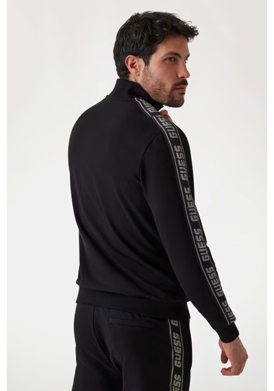 Guess Erkek Fermuarlı Sweatshirt Z2yq12k6zs1 Siyah