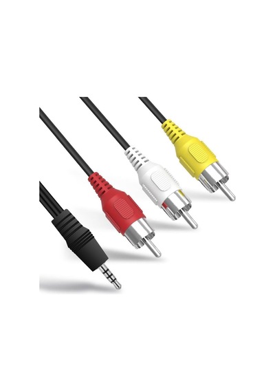 Px-4824 3.5 Mm Stereo To 3 Rca Dişi Tos Çevirici Dönüştürücü Ses/görüntü Kablosu, 3.5mm To Rca Görüntü Akt