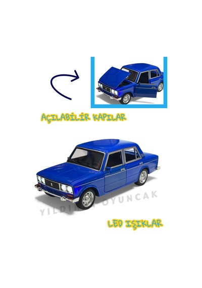 Sesli Led Işıklı Açılabilir Kapılar 18 Cm Klasik Sedan Araba-koleksiyonluk Klasik Sedan Marka Araba