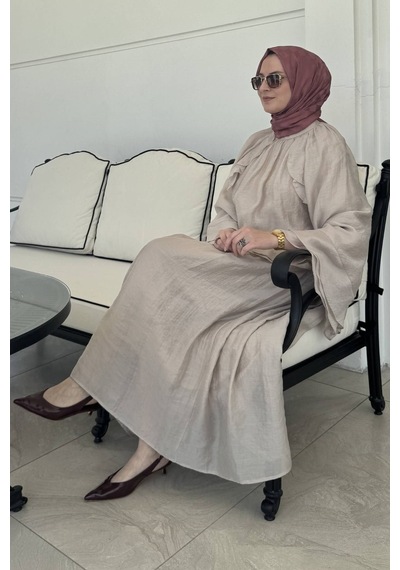 Rabia Şamlı Mihra Etekli Takım Taş Normal