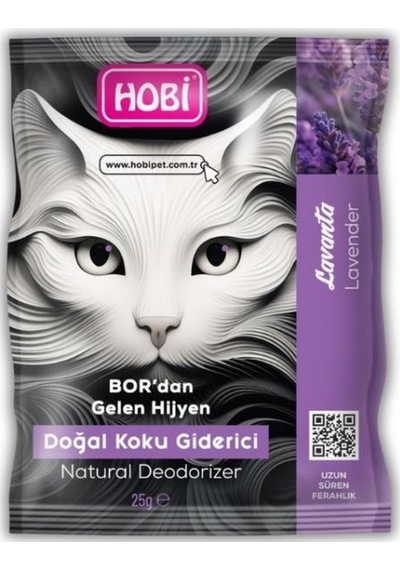 Hobi Lavantalı Doğal Toz Koku Giderici 25 Gr X 15 - Bor Mineralli, Güvenli Ve Etkili Çözüm