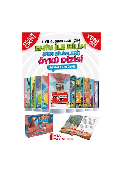 Emin İle Bilim Fen Bilimleri Öykü Dizisi 3 Ve 4. Sınıflar