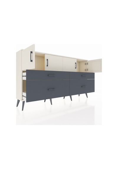Arges Konsol 2 Raflı 4 Çekmeceli 4 Kapaklı 176x30x99 Aytaşı-aytaş Aytaşı-aytaşı/antrasit Arges Konsol 2 Raflı 4 Çekmeceli 4 Kapaklı 176x30x99 Aytaşı-aytaş Aytaşı-aytaşı/antrasit