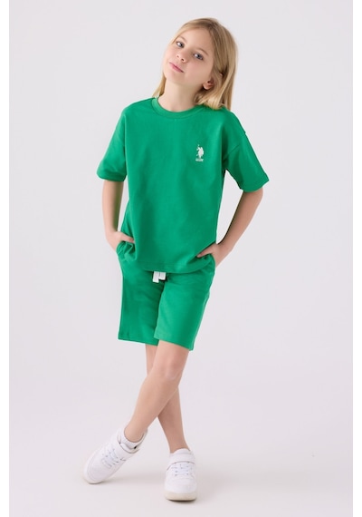 U.S. Polo Assn. U.s. Polo Assn Kız Çocuk Koyu Yeşil Bermuda Takım 5274-43562 Su Yeşili U.S. Polo Assn. U.s. Polo Assn Kız Çocuk Koyu Yeşil Bermuda Takım 5274-43562 Su Yeşili