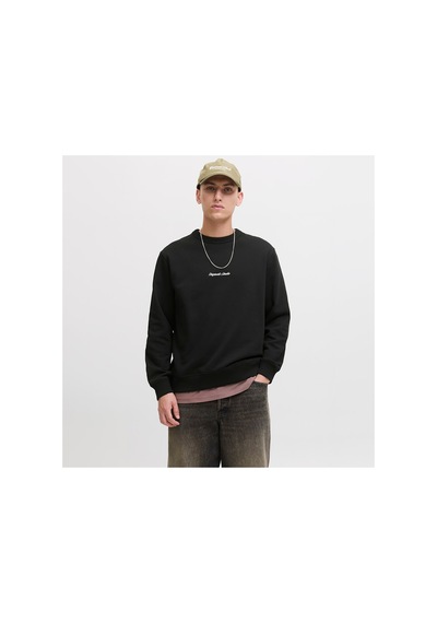 Jack & Jones Norrebro Erkek Siyah Sweatshirt 12282893-b Black