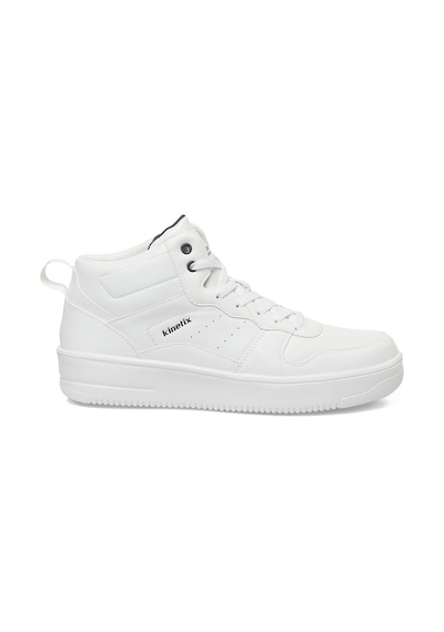 Kinetix Lowner Pu Hı 5pr Beyaz Erkek High Sneaker Beyaz-a Grı
