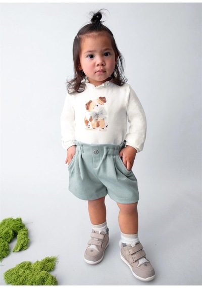 Kız Bebek Bermuda Mavi 2261 Mavi