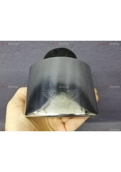 Tek Çıkışlı 105mm Egzoz Ucu Eğik Oval Ağız