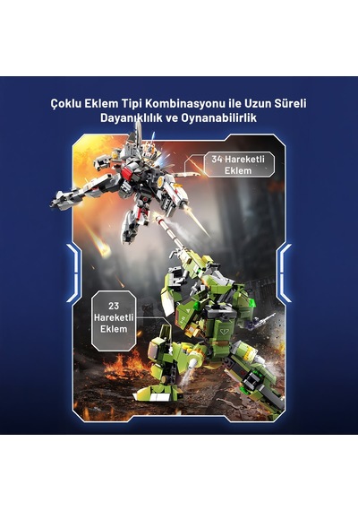 Steel Titan Ölümsüz Savaşçı Yapı Bloğu Seti