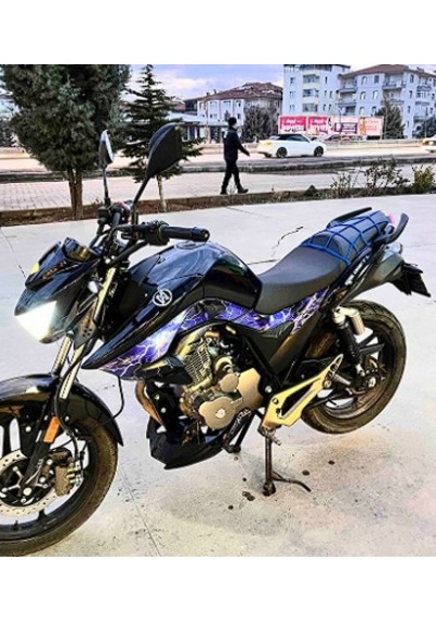 Mondial Drift L Orta Şase Ve Ön Grenaj Mavi Şimşek Sticker Etiket
