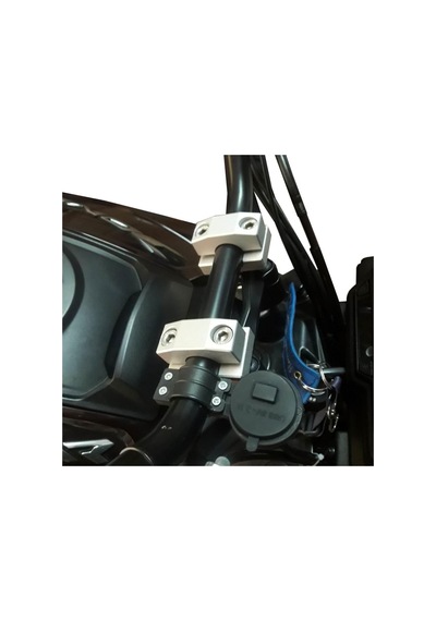 GP Kompozit Bajaj Dominar 250 / 400 2017-2024 Uyumlu Gidon Yükseltme 22mm Siyah 3.5 cm