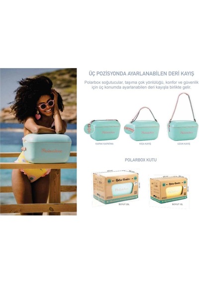 Polarbox Taşınabilir Buz Kutusu 20 L Pembe