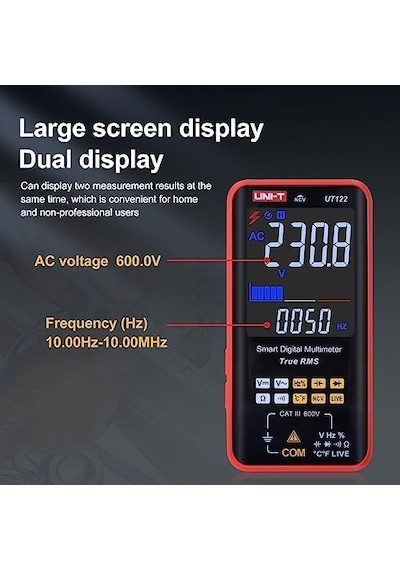 Unı-t Ut-121a True Rms Akıllı Dijital Multimetre