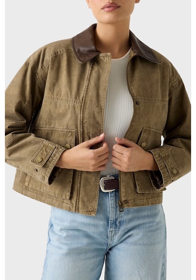 Guess Bayan Ceket W6rl51 Wl372 F8bc Yeşil Yeşil
