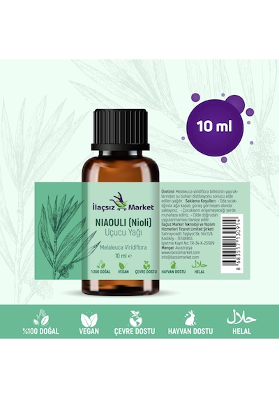 Niaouli Yağı / 10 Ml Nioli Diye Okunur