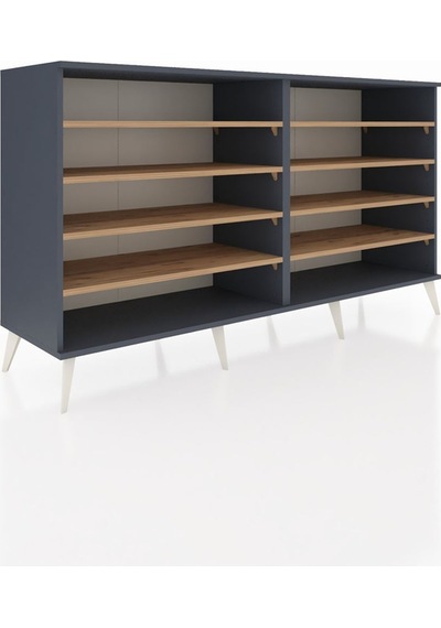Hyperion Konsol 8 Raflı 176x44x99 Antrasit-antrasit/çam Antrasıt/antrasıt - Antrasıt Hyperion Konsol 8 Raflı 176x44x99 Antrasit-antrasit/çam Antrasıt/antrasıt - Antrasıt