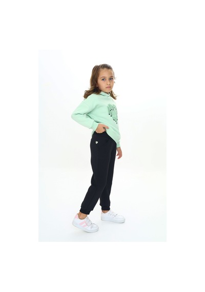 Toontoy Kids Toontoy Kız Çocuk 2'li Takım Baskılı Kapüşonlu Sweatshirt & Beli Paçası Lastikli Jogger Eşofman Altı - Renk Bloklu & 3 İplik Şardonlu Mint Yeşili Toontoy Kids Toontoy Kız Çocuk 2'li Takım Baskılı Kapüşonlu Sweatshirt & Beli Paçası Lastikli Jogger Eşofman Altı - Renk Bloklu & 3 İplik Şardonlu Mint Yeşili