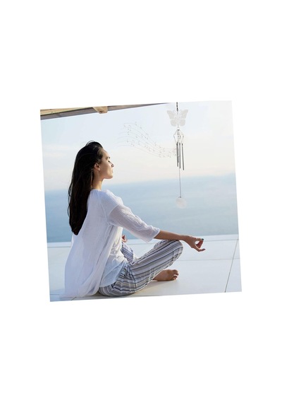 Feng Shui Kelebek Temalı Rüzgar Çanı Dış Mekan Bahçe Balkon Süsü Yeni Ev & Arkadaş Hediyesi 60 Cm. 60 Cm