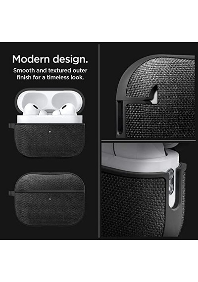 Airpods Pro 2.nesil İle Uyumlu Kılıf Urban Fit Black - Acs05483 Diğer