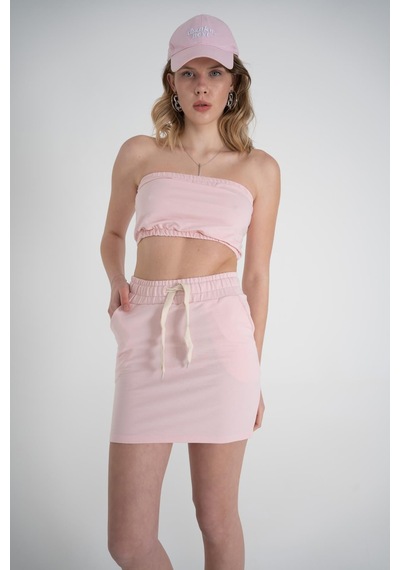 Holly Lolly Straplez Crop Toa Büstiyer Pembe Gül Kurusu Holly Lolly Straplez Crop Toa Büstiyer Pembe Gül Kurusu