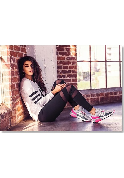 Cakasepetim Selena Gomez Adidas Reklam Pozu Ahşap Mdf Tablo
