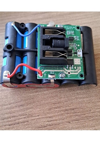 Şarjlı Batarya Grubu 3lü 18650 Li-ıon Pil 12v 2000 Mah Pcbli Şarj Bms Devreli Pil Seti Okul Proje