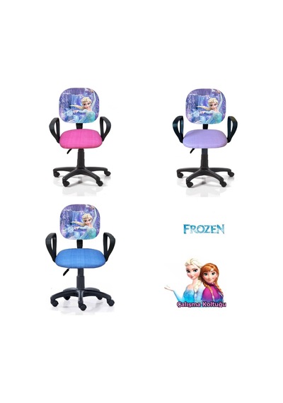 Karlar Ülkesi Elsa Frozen Desenli Çocuk Odası Ders Çalışma