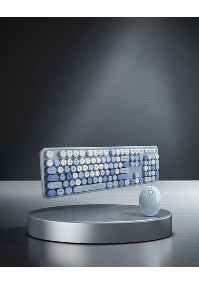 Retro Daktilo Stili Kablosuz Klavye Mouse Seti Uczzzqw02klavyemouse Diğer