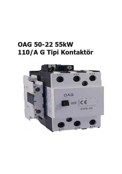 Oag 55 Kw 110 Amper Kontaktör