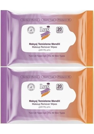 Lux Makyaj Temizleme Mendili Havlu 40 Yaprak 2pk 20