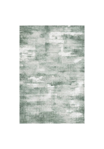 Kartela Halı Vintage Halı Kaymaz Taban Makinede Yıkanabilir Halı Adaçayı Yeşili - 100 X 150 Cm