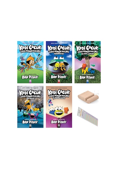 Kedi Çocuk Set 5 Kitap / Çizgi Roman Kulübü Ortaklığı-perspektif-bir Amaç Uğruna Fenomen /9-12 Yaş H