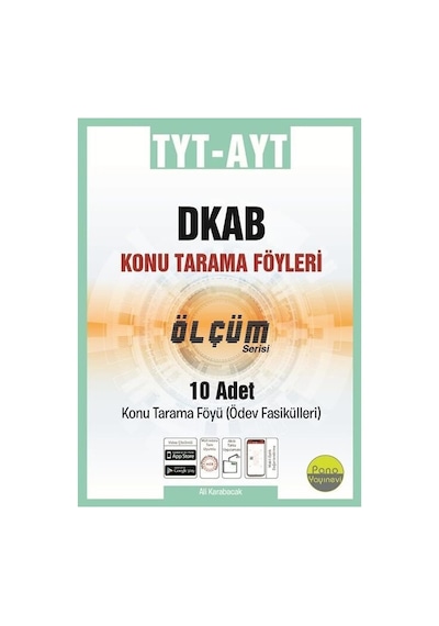Pano Yayınları Tyt Ayt Din Kültürü Tarama Föyleri 10 Fasikül 10X