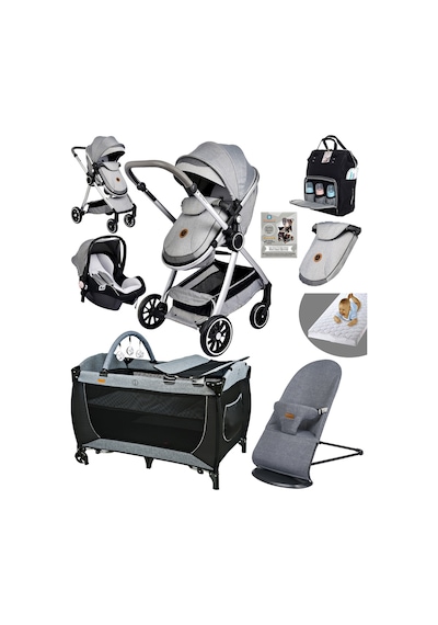 Baby Home 8 In 1 Yeni Doğan Set 990 Travel Sistem Bebek Arabası Anne Yanı Beşik Oyun Parkı Yatak Ana Kucağı