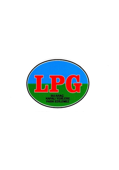 Lpg Sticker - Lpg Mevcut Sticker