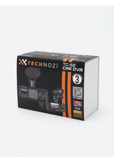 Technozi 3 Kameralı Araç İçi Kamera