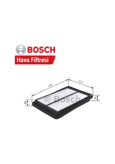 Nissan Qashqai 1.6 Dcı Bosch Hava Filtresi 2014-2018