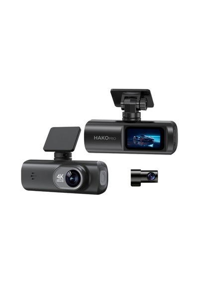 Hakopro 3840 2160p Ön Ve Arka Kameralı 1.5 Ips Hd Ekran, Wifi Ve Ultra Geniş Açılı Uhd 4k Akıllı Araç Kamerası Cmr110 Sku: Smg8690010100269