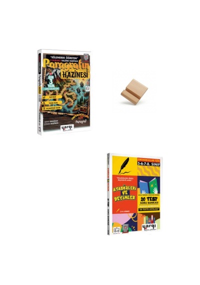 Yargı Lgs 2027 8. Sınıf Paragrafın Hazinesi Ve Atasözleri Deyimler + Telefon Standı
